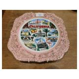 California plate, 8"