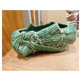 Shawnee log planter, 8"