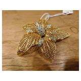 starfish pin, w stones, 2.5"