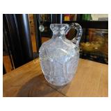 cut crystal decanter, 7.5"