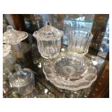 miniature pattern glass, 3 pcs. 3"