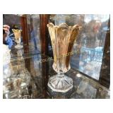 irridescent vase, 6"