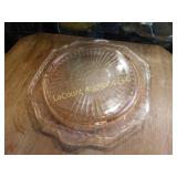 pind Depression cake plate, 11"