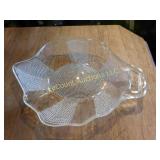 glass candy/ relish tray, 6 x 8"