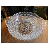 glass fruit bowl, 8.5"