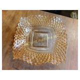 carnival glass bowl, 6.5"