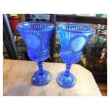 pr blue George / SMartha Washington, 8"