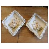 Pr Lefton Victorian couple3 wall plaques