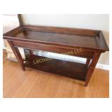 sofa table, 48l x 18, x29h