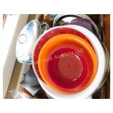 lrg steamer pot, new "green" flip/over pan