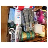 misc bathroom items,