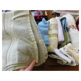 towel lot, bath sheet, bath, hand, face