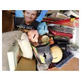 mech. bank, wallets, knee brace, duct tape etc