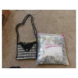 crochet purse made w soda pop tops,