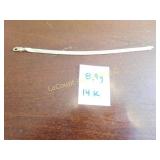 14k bracelet, 8.9g