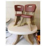 Step 2 Little Tykes table, 2 chairs
