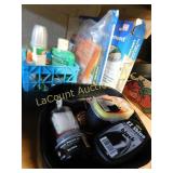 misc. shoe polish, goo gone, lint wizard