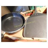 T Fal fry pan, griddle, 12", unused