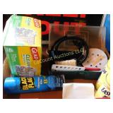 raid, garbage bags, Easy Off, misc tools