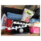 misc. slippers, travel kit, wallet, foot detox,