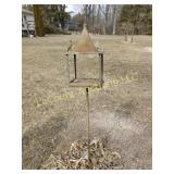 metal bird feeder