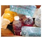 bird feeder / nectar lot,  suet feeders