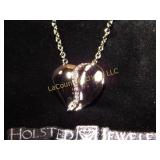 diamond / heart pendant