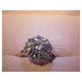 genuine Aquamarine, silver 925