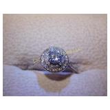 white Topaz over Silver 925