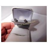 white topaz earrings