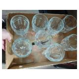 8 large float / beer glasses