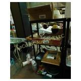 4 shelf unit, plastic, 24 x 48, ( not contents)