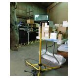 work light on stand
