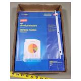 Staples Clear Page Protectors, 200-Pack