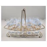 Federal Country Houses Tumblers with Holder