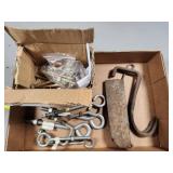 Miscellaneous Hardware Set with Hooks and Bolts