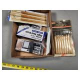 Hardware and Tools Including Chisels and Nails