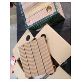 Two Boxes of Polly Wood Interlocking Deck and Pati