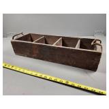 Antique Wooden Box with Rope Handles