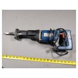 Electric Reciprocating Saw with Blue Housing