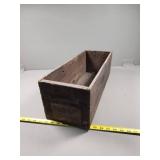 Antique Wooden Box With Butter Branding