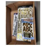 Stick-On Letter and Number Sticker Sets