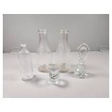 Quart Milk Bottles and Glass Collectibles