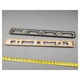 Carpenter's Spirit Levels in Metal and Plastic