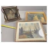 Vintage Picture Frames and Artwork