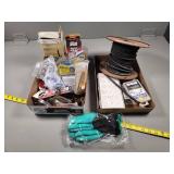 Hardware Assortment Including Tools and Materials