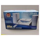 Coby CX-CD395 20W CD Stereo System With AM/FM Tune