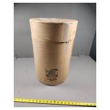 Vintage Cardboard Cylindrical Shipping Box