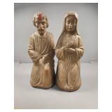 Mary and Joseph Blow Mold Figures