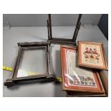 Picture Frames with Decorative Inserts